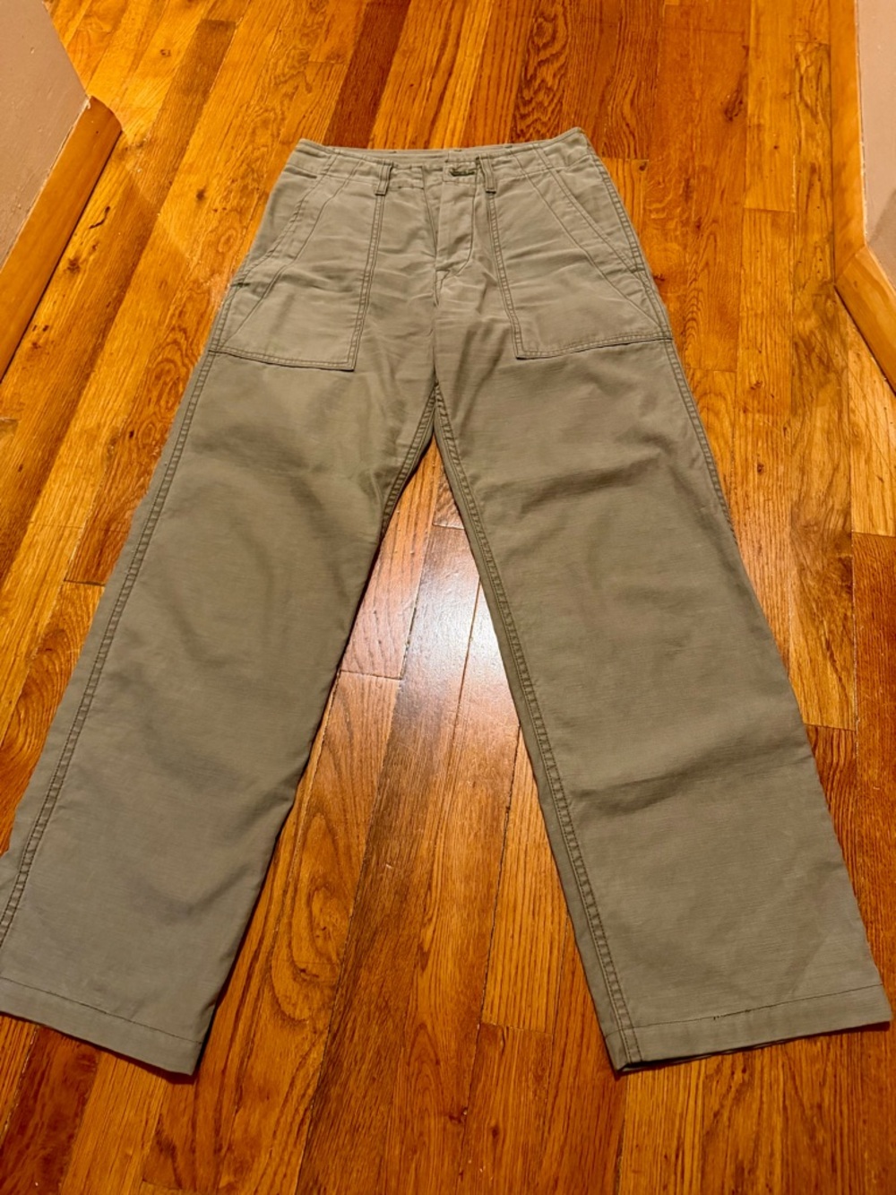 Imogene + Willie Blake military trouser in Olive